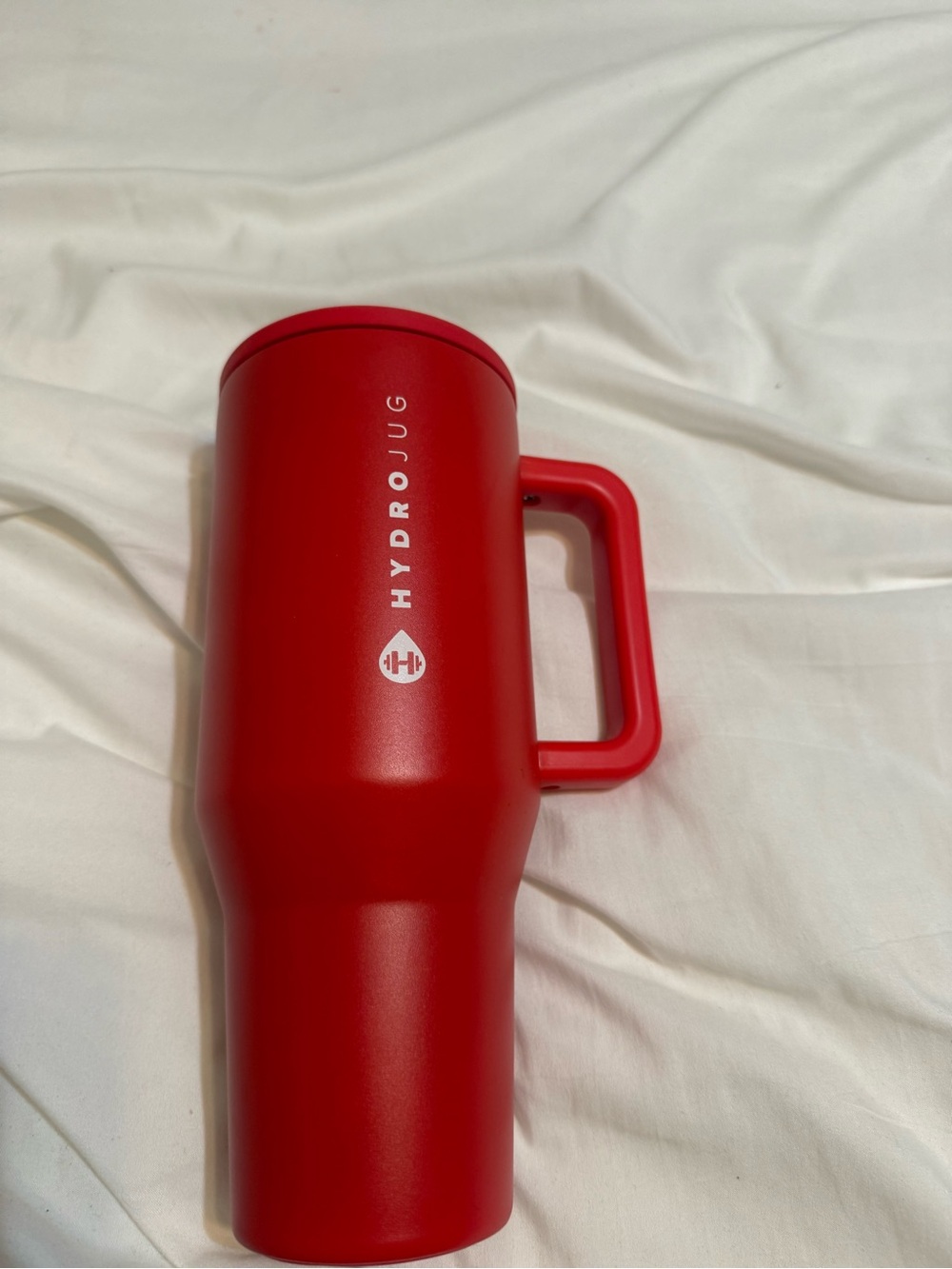 HydroJug Red Insulated Tumbler with Handle